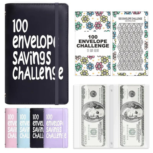 100 Envelope Saving Challenge Binder, Budget Binder