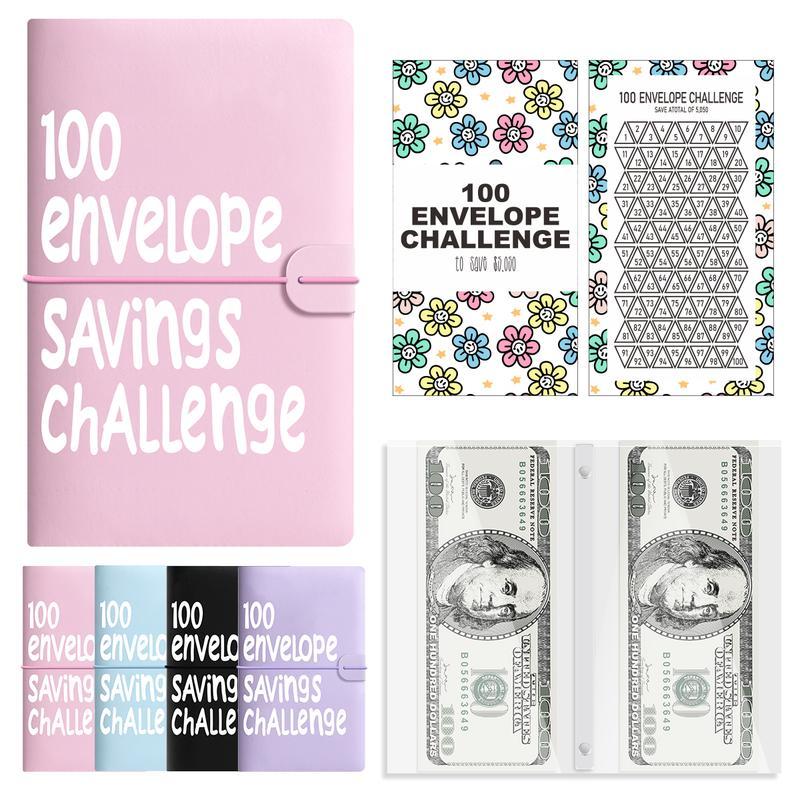 100 Envelope Saving Challenge Binder, Budget Binder