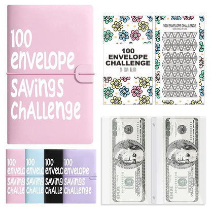 100 Envelope Saving Challenge Binder, Budget Binder