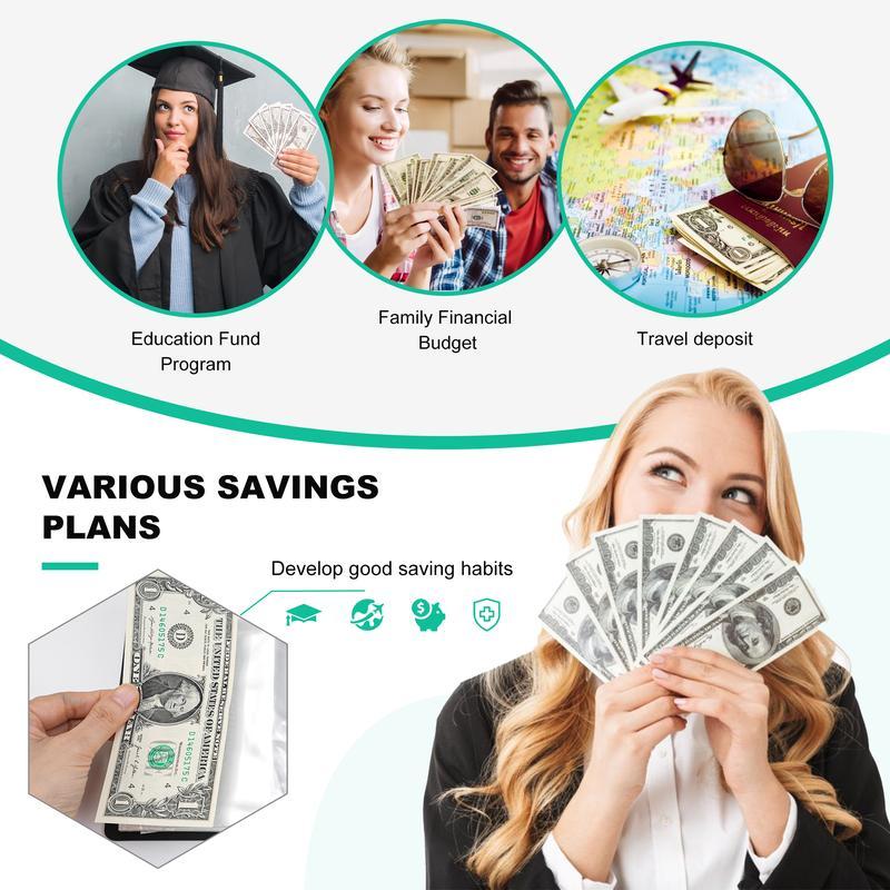 100 Envelope Saving Challenge Binder, Budget Binder