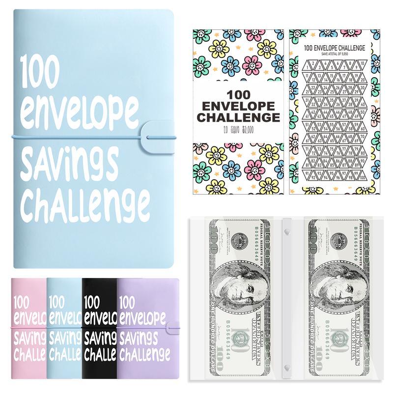 100 Envelope Saving Challenge Binder, Budget Binder