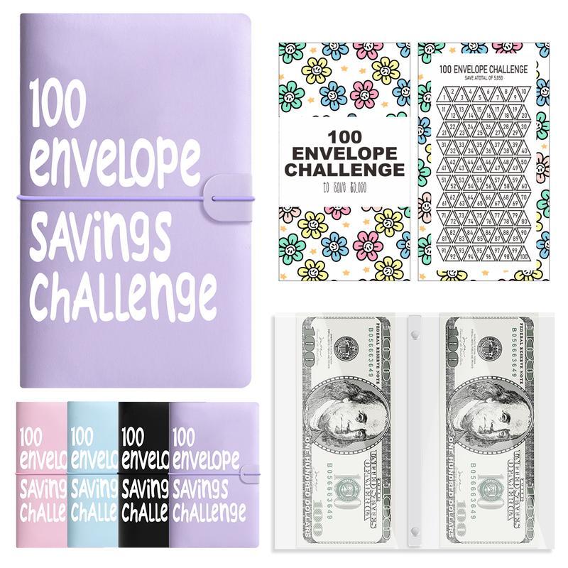 100 Envelope Saving Challenge Binder, Budget Binder