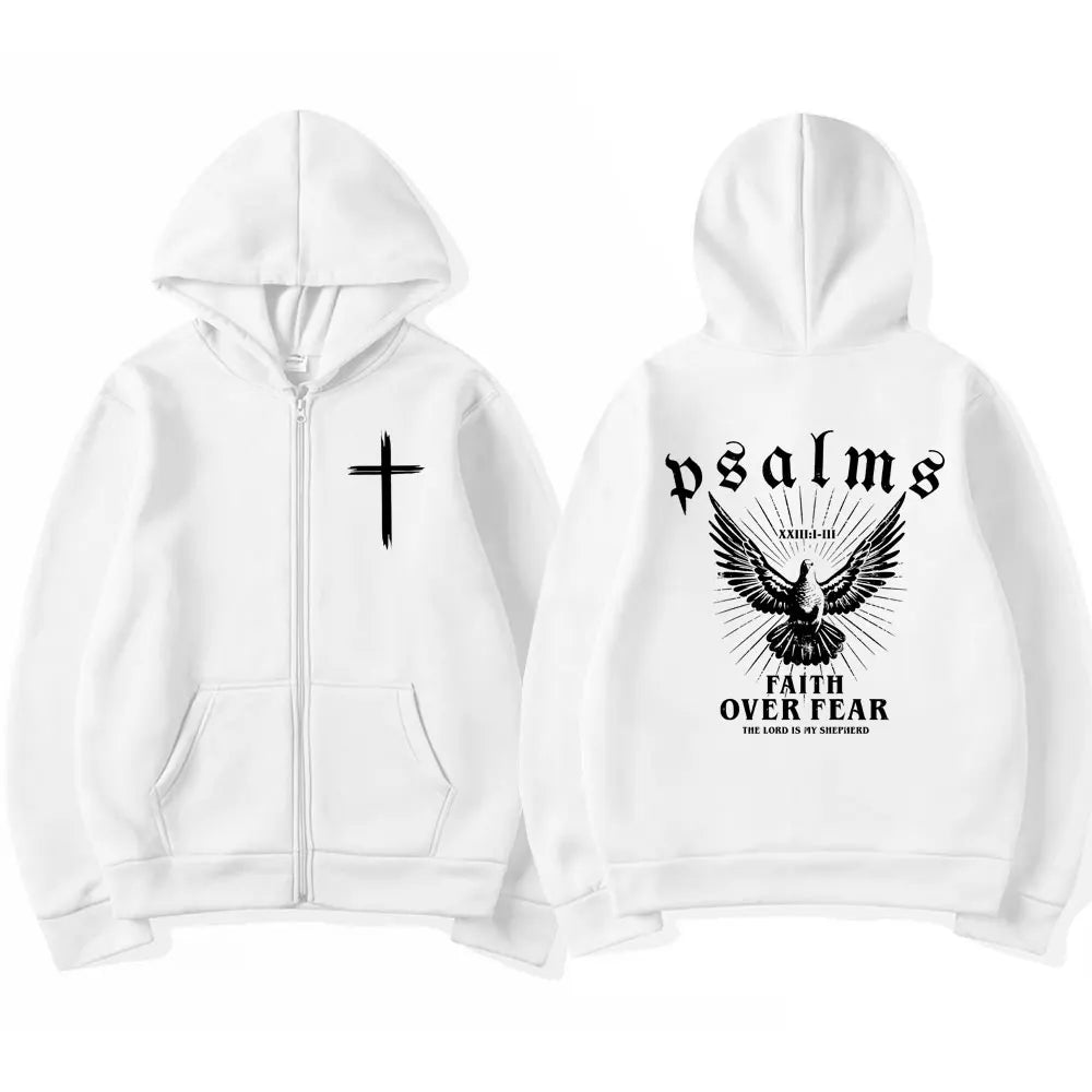 Faith Over Fear Zip-Up Hoodie
