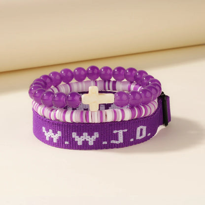 3 Pack WWJD Bracelet