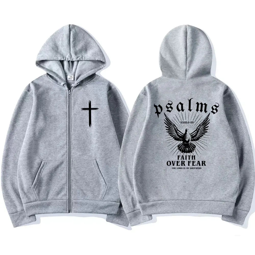 Faith Over Fear Zip-Up Hoodie