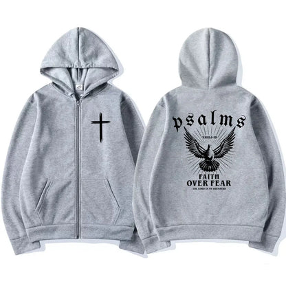 Faith Over Fear Zip-Up Hoodie