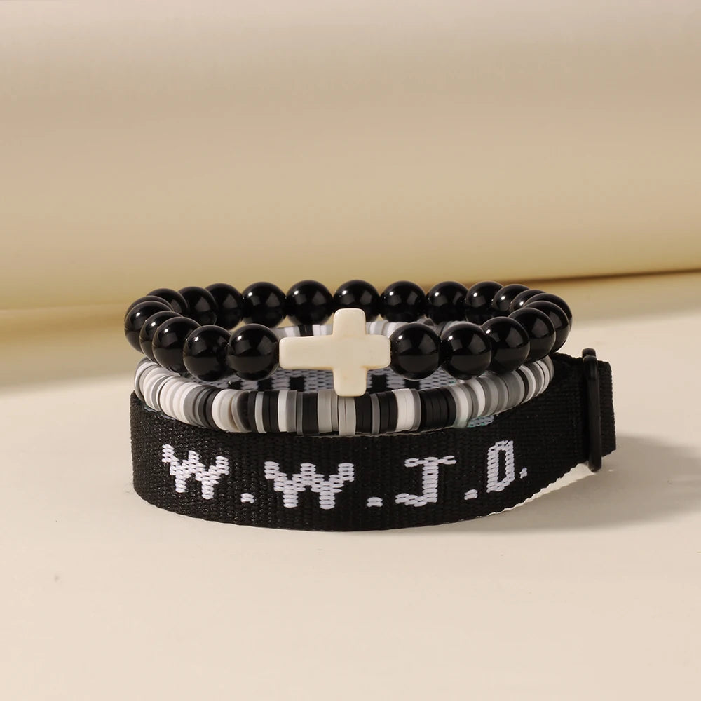 3 Pack WWJD Bracelet