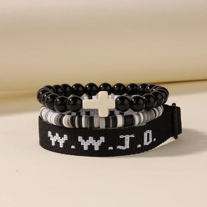 3 Pack WWJD Bracelet