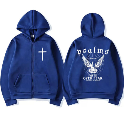 Faith Over Fear Zip-Up Hoodie