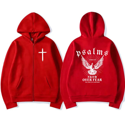 Faith Over Fear Zip-Up Hoodie