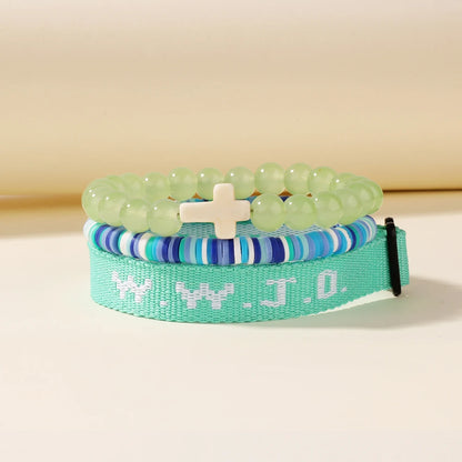 3 Pack WWJD Bracelet