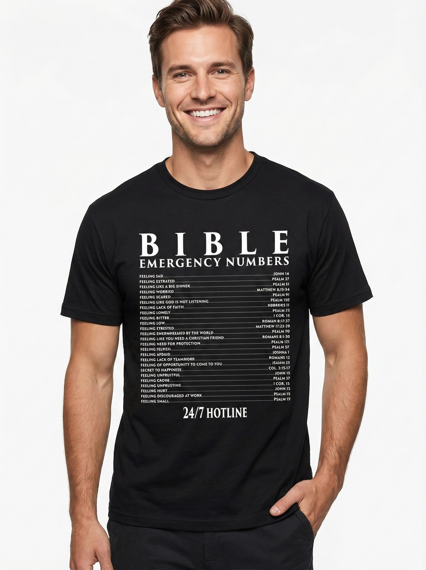 Bible Emergency Hotline T-Shirt