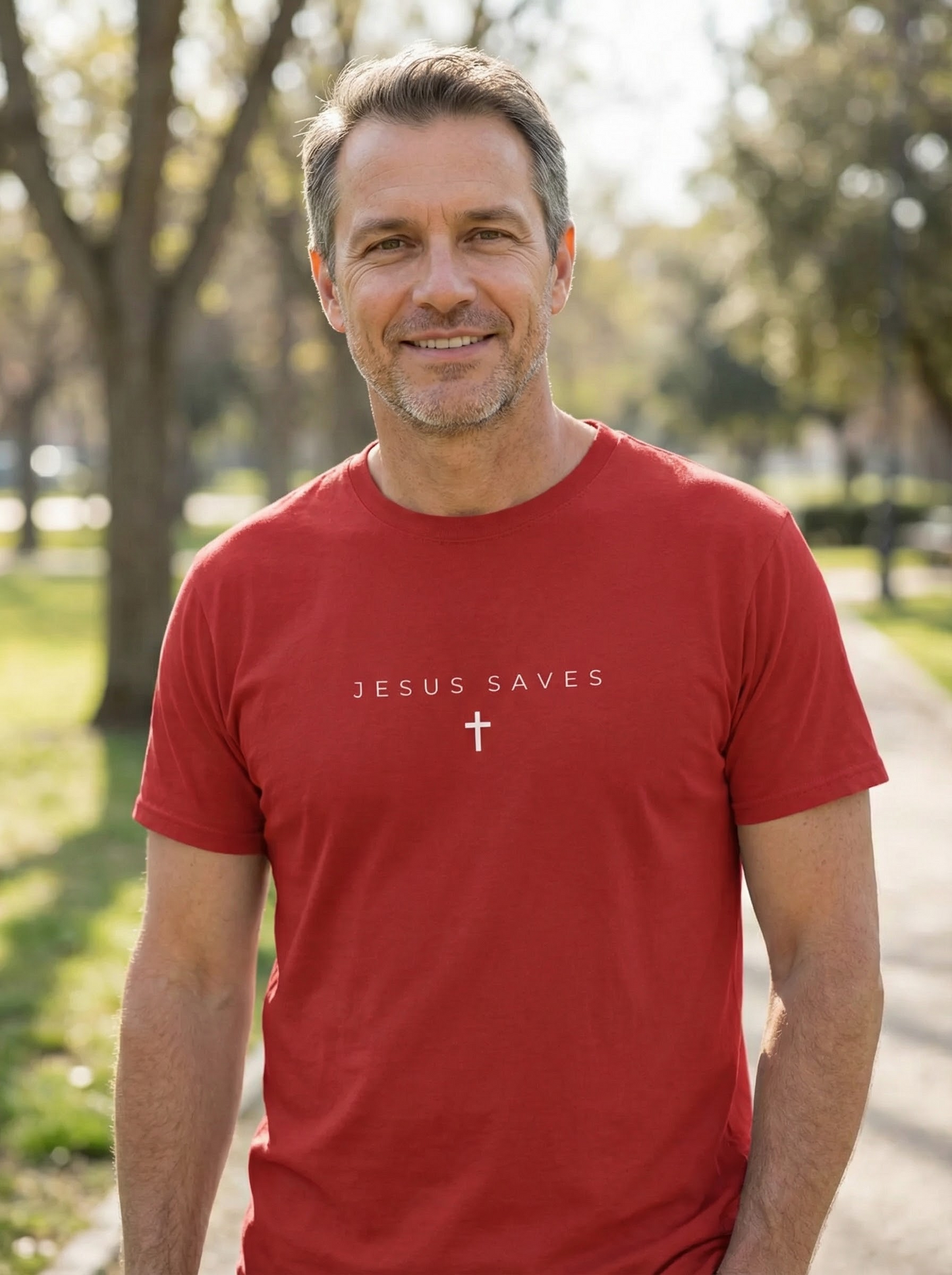 Jesus Saves Cross T-Shirt