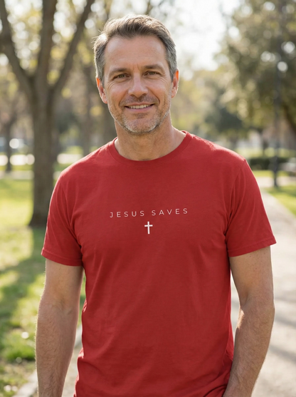 Jesus Saves Cross T-Shirt