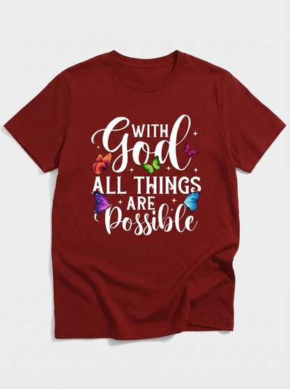 With God All Things Are Possible T-Shirt