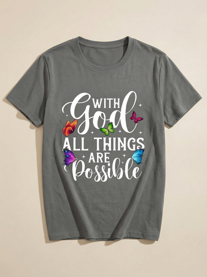 With God All Things Are Possible T-Shirt
