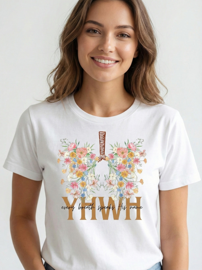 YHWH Floral T-Shirt